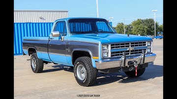 1986 Chevrolet K10 Silverado Walk-around Video