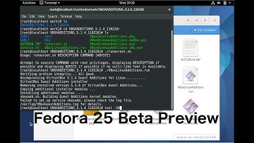 Fedora 25 Beta Preview and Testing