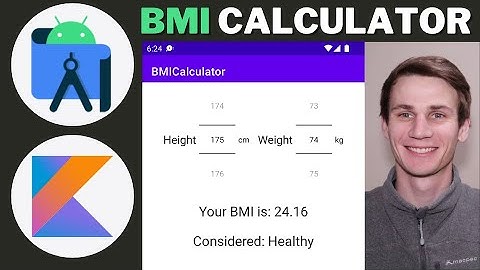 Beginner Kotlin Android Studio Project - BMI Calculator Tutorial