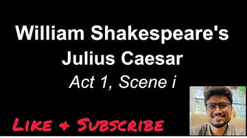 Julius Caesar Act 1, Scene i ICSE Class 9 English 2