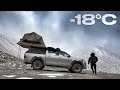 -18°C Solo Night Camping Gone Wrong | Changla Pass | Toyota Hilux | Ladakh 2023 EP10