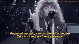 Bon Jovi - Livin' On a Prayer (Tradução/Legendado) Resimi