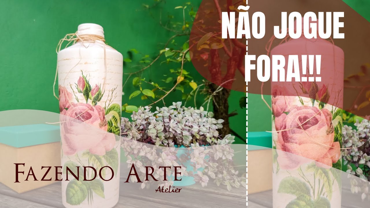 NÃO JOGUE FORA ESSA GARRAFA! Como decorar sua casa utilizando garrafas de vidro EP - 115