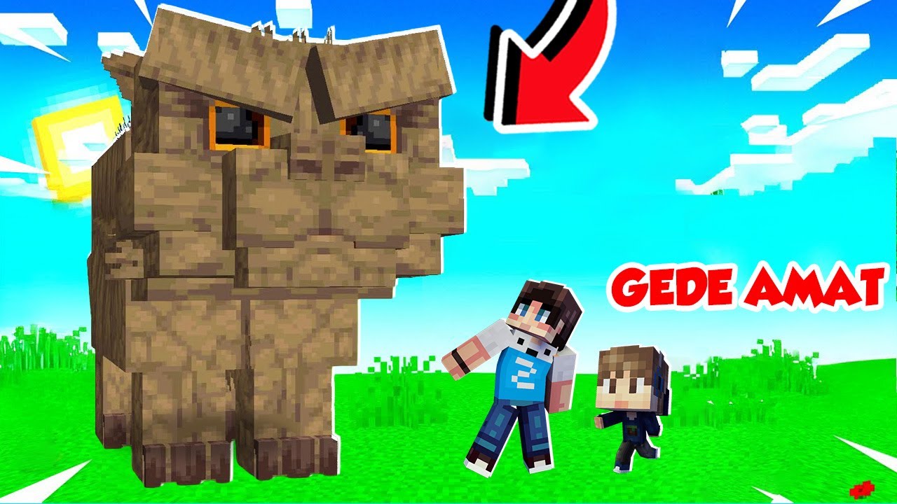 KITA GABUNGIN KUCING DAN GODZILLA DI MINECRAFT!!! - SURVIVAL CIHIL #15