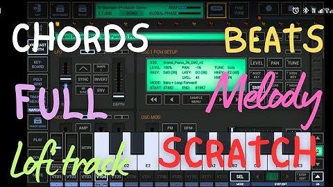 G-Stomper Lovers. making of Lofi beats with scratch.