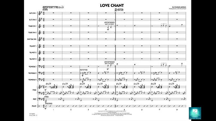 Love Chant by Charles Mingus/arranged by Steve Sla...