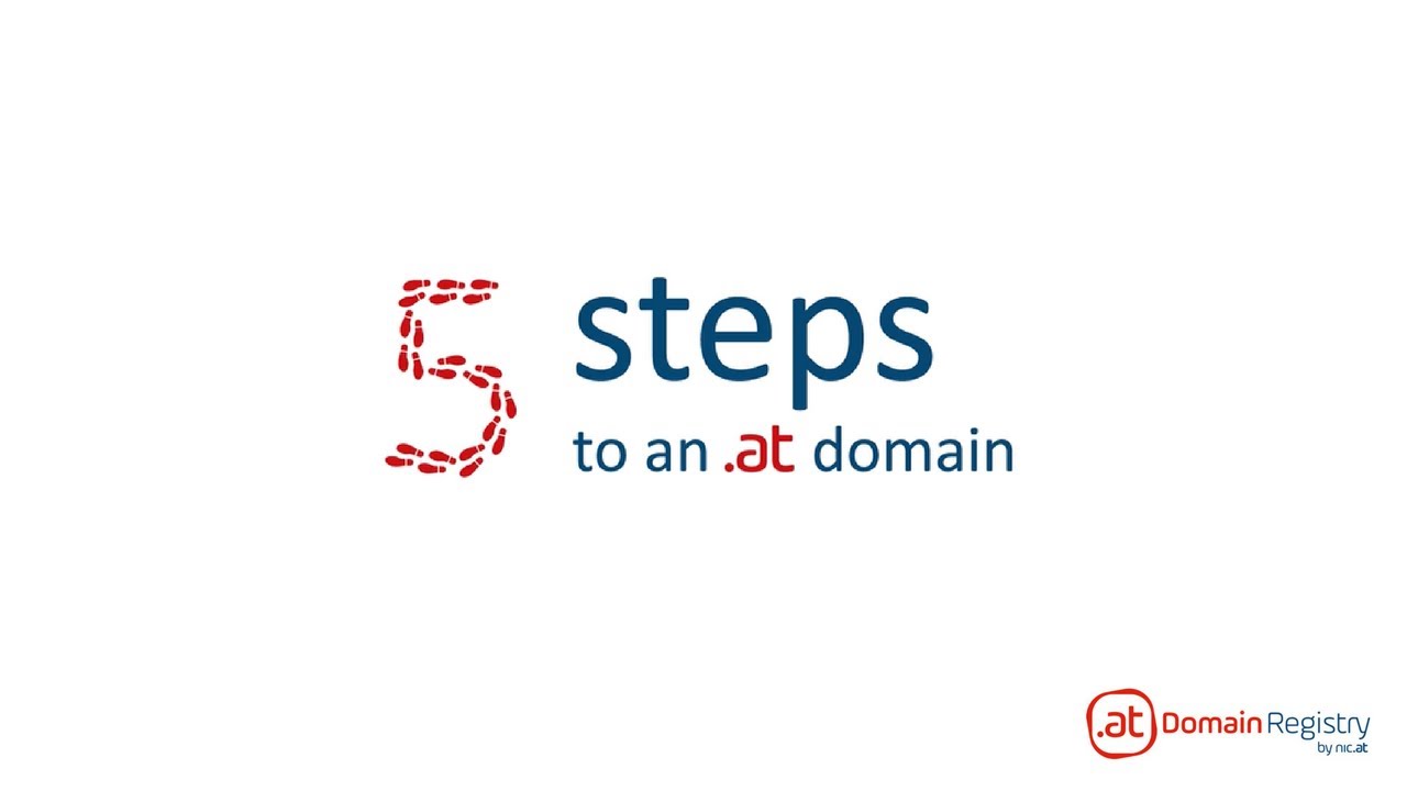 In 5 steps to your .at domain - YouTube