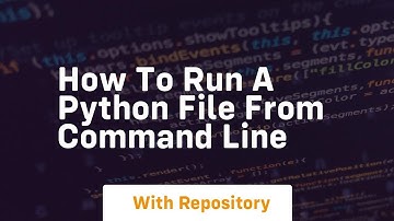 how to run a python file from command line