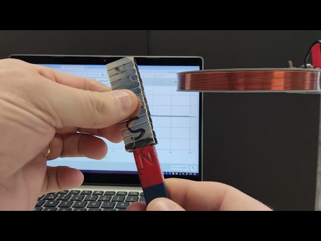 Lenz’s Law - Magnet in Helmholtz Coil - Vernier Data Logger