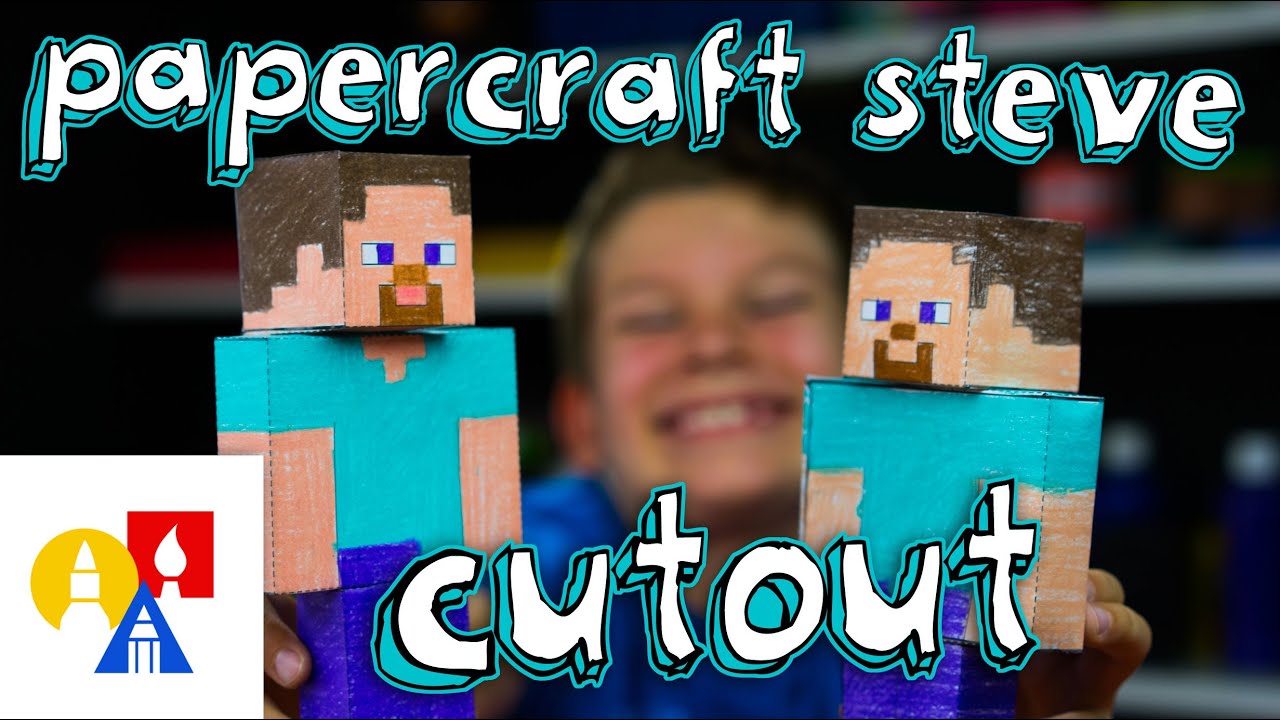 How to make Minecraft Steve papercraft 