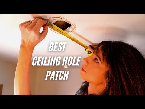 How to Patch a Hole in the Ceiling | The Best Ceiling Hole Patch Is...