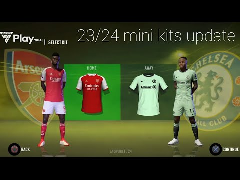 FIFA 23 - All New Leaked Kits Season 23/24 ft Man City, Barcelona, Real  Madrid, PSG [PC] 
