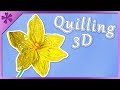 DIY 🌼 Paper narcissus jonquilla 🌼 3D quilling, step by step 🌼 (ENG Subtitles) - Speed up #580