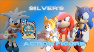 Sonic Plush: Silver's action figure (Donnie Plush Productions)