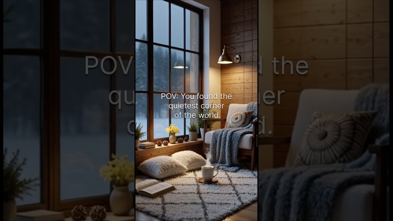 Your quiet winter sanctuary ❄️ | Cozy Space