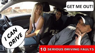 SHE FEARED FOR HER LIFE ON FRIENDS DRIVING TEST!
