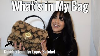 WHAT’S IN MY BAG | COACH X JENNIFER LOPEZ SATCHEL