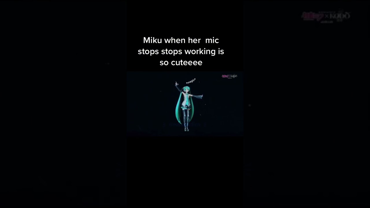 Sleduj Hatsune Miku’s Microphone STOPS WORKING?! #hatsunemikuvocaloid #mikuexpo #miku na YouTube Sleduj Hatsune Miku’s Microphone STOPS WORKING?! #hatsunemikuvocaloid #mikuexpo #miku na YouTube