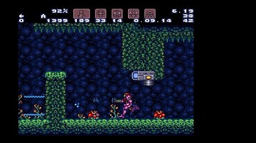 Super Metroid -- Green Hills Space Jump