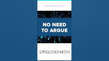 como tocar NO NEED TO ARGUE en guitarra CRANBERRIES ⭐️ TUTORIAL / ACORDES / TABS