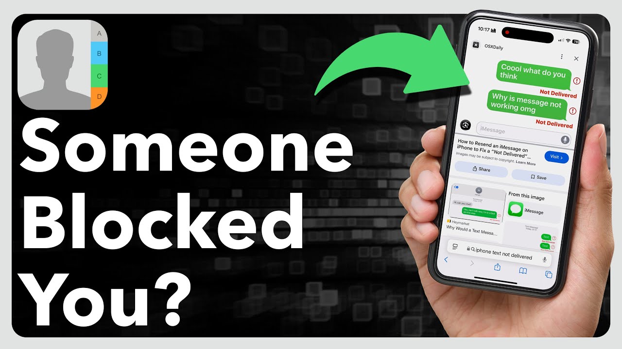 How To Know If Someone Blocked You On iPhone - YouTube
