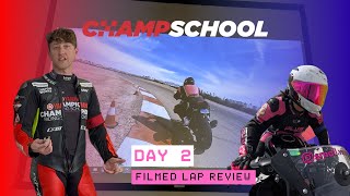 Day 2 Filmed Lap Review | Yamaha Champ School – What I Did Right & What Needs Work!