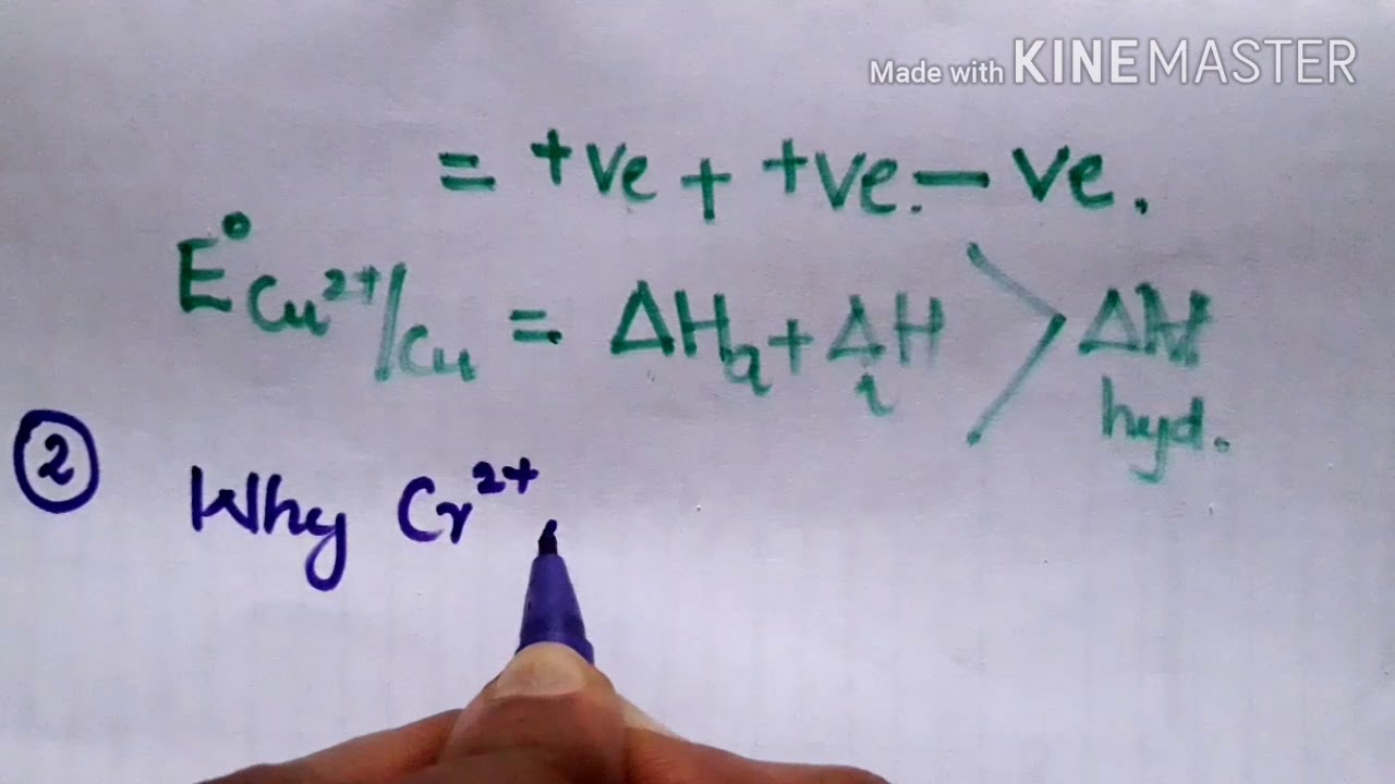 Trends in reduction  potentials  in d block