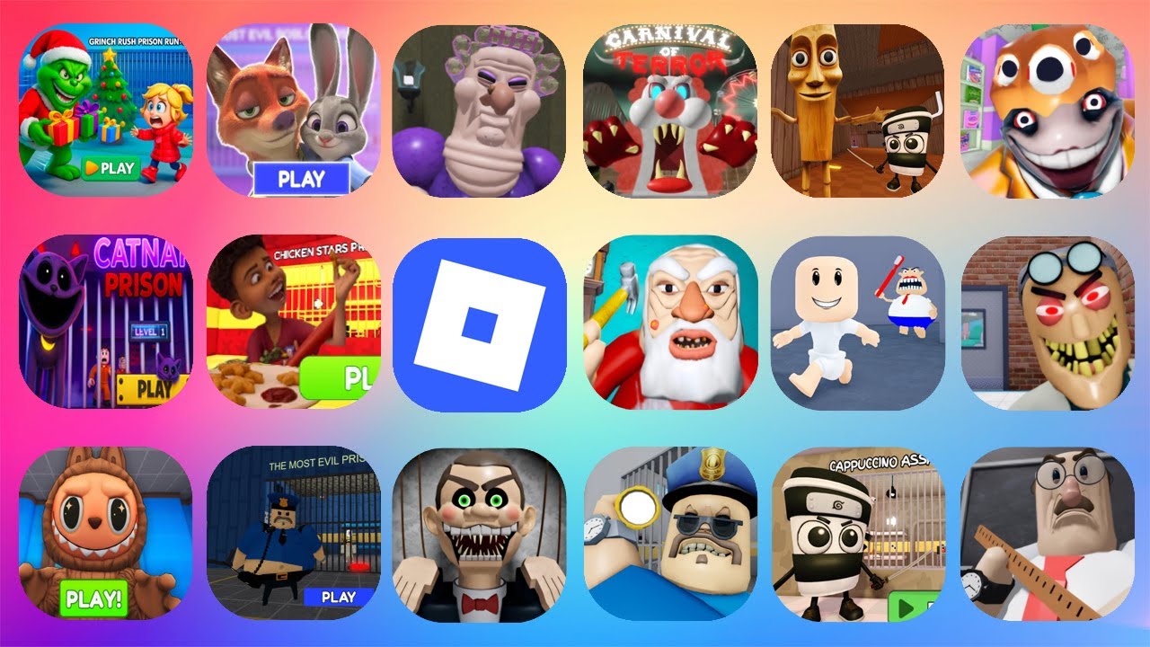 ROBLOX,Betty's Nursery!,BABY ITALIAN ANIMALS,Toby's HOSPITAL,SPLANKI'S HOUSE,ESCAPE BABY BOBBY ...