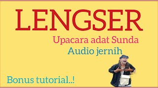 upacara adat perpisahan sekolah, audio jernih dan bonus tutorial