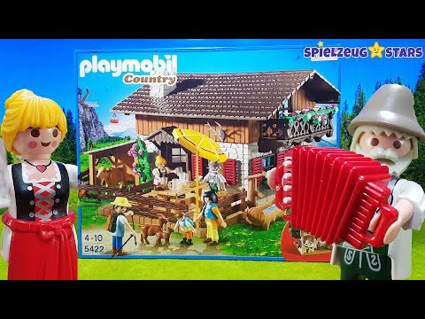 Playmobil Almhütte 5422 🏡 aufbauen + einrichten✔️ Spielzeug Video für Kinder