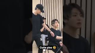 jk little smirk after ignoring jimin 😂#bts #btsarmy #shorts #btsshorts #jungkook #jimin #viral