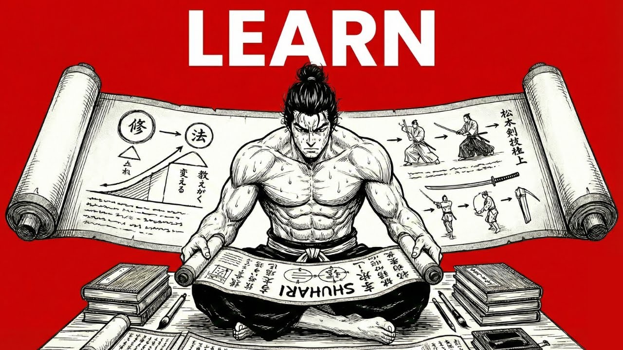 The Japanese Technique to Learn Anything 10x Faster (Shuhari Method)