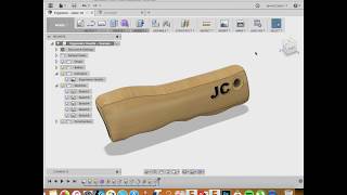 Fusion 360 Tutorial   Sculpt an ergonomic handle