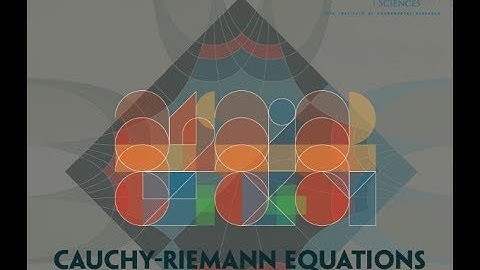 Background material on the Cauchy-Riemann equations  (Lecture 4) by Debraj Chakrabarti