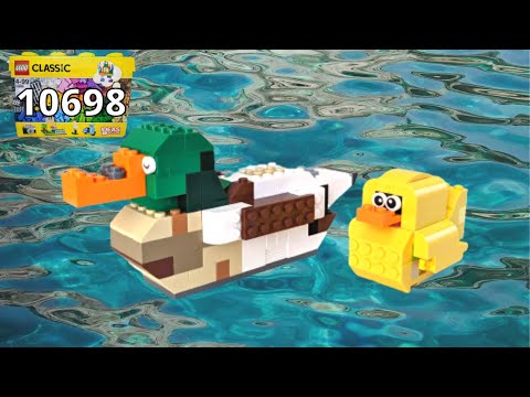 LEGO 10698: Duck アヒルの親子の作り方 (視聴者リクエスト)【レゴクラシック レシピ】