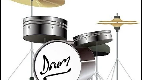 125 BPM - Drum track only - Straight rock backing track