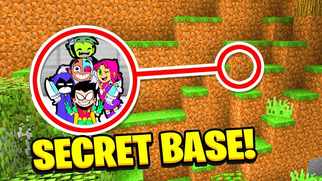 Minecraft : WE FOUND TEEN TITANS GO SECRET BASE! (Ps3/Xbox360/PS4/XboxOne/PE/MCPE)