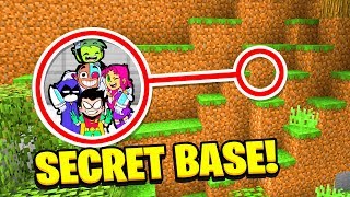 Minecraft : WE FOUND TEEN TITANS GO SECRET BASE! (Ps3/Xbox360/PS4/XboxOne/PE/MCPE)