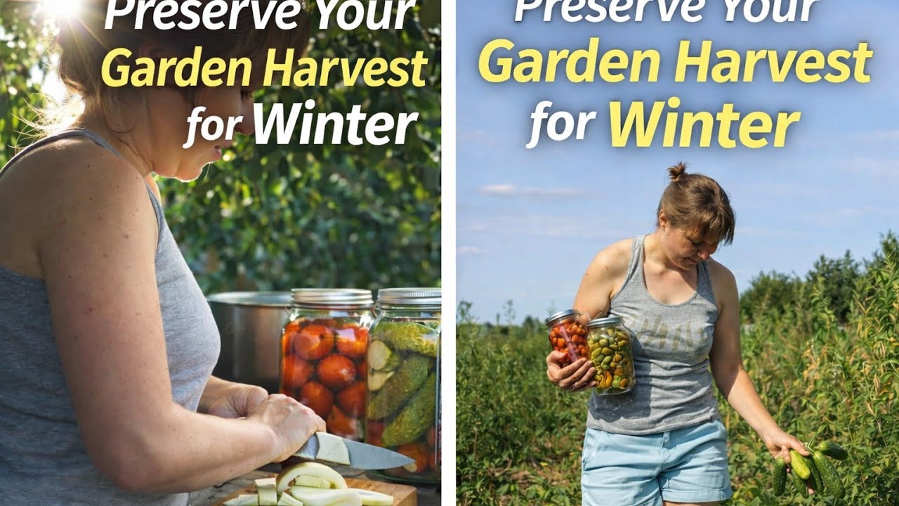How I Preserve My Garden Harvest for Winter (Step by Step)