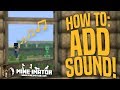 Mine-imator Tutorial - How to Add Sound Effects & Voice | Part 21