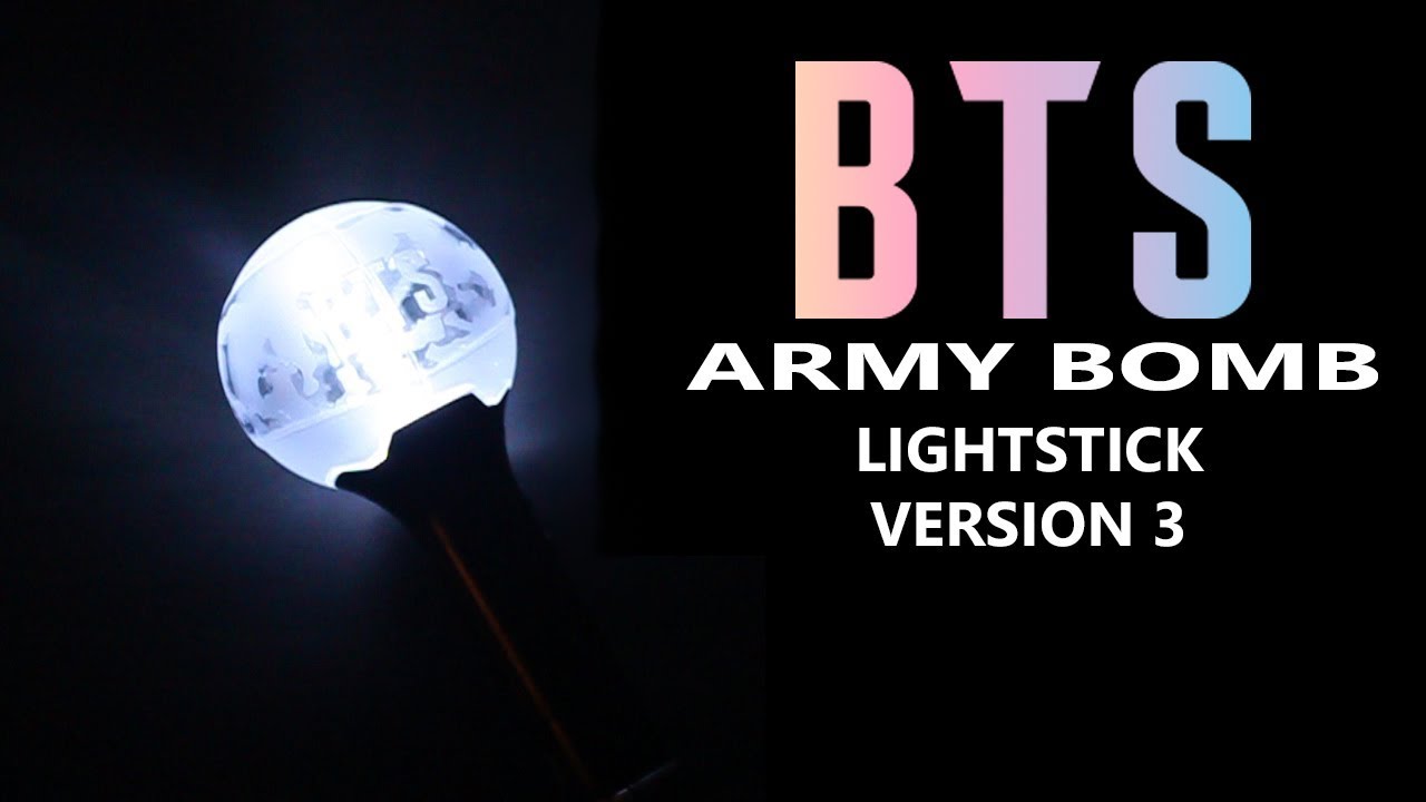 BTS OFFICIAL LIGHT STICK VER.3 UNBOXING - YouTube