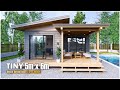 Tiny House Design | House Design 5m x 6m with swimming pool