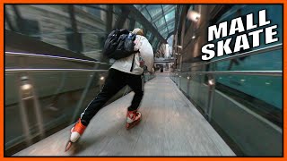 SKATING INSIDE CANADIAN MALL