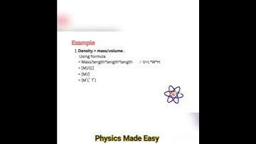 Two easy methods. how to derive dimensional formula of physical quantities.