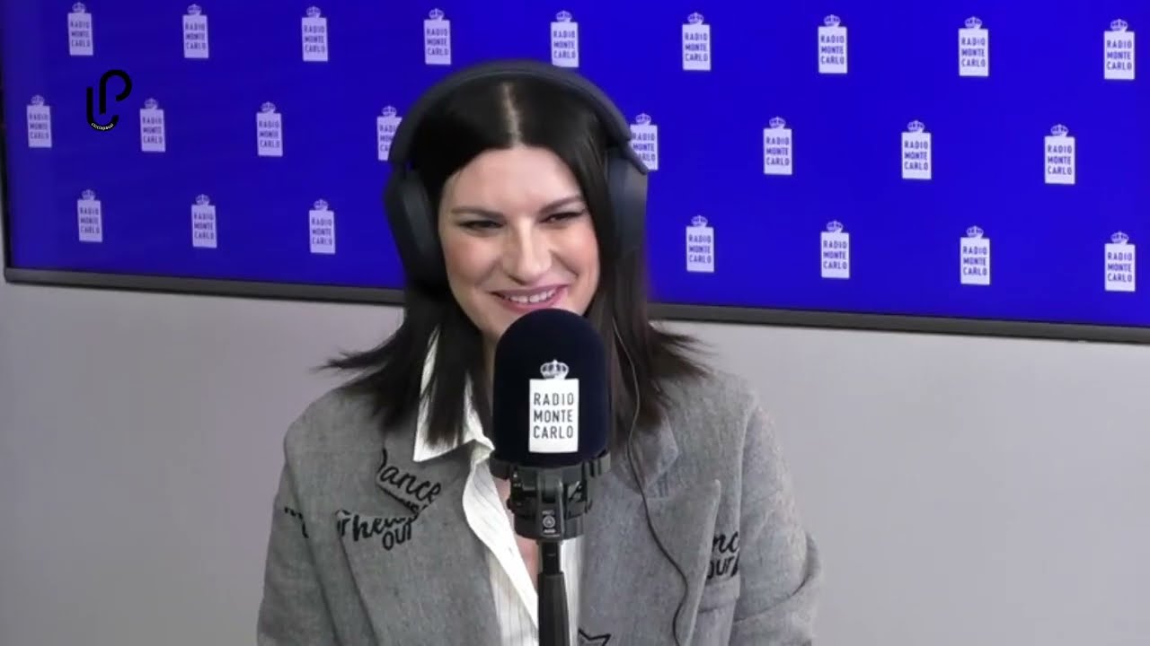 [2023] Laura Pausini presenta ANIME PARALLELE a Radio Montecarlo