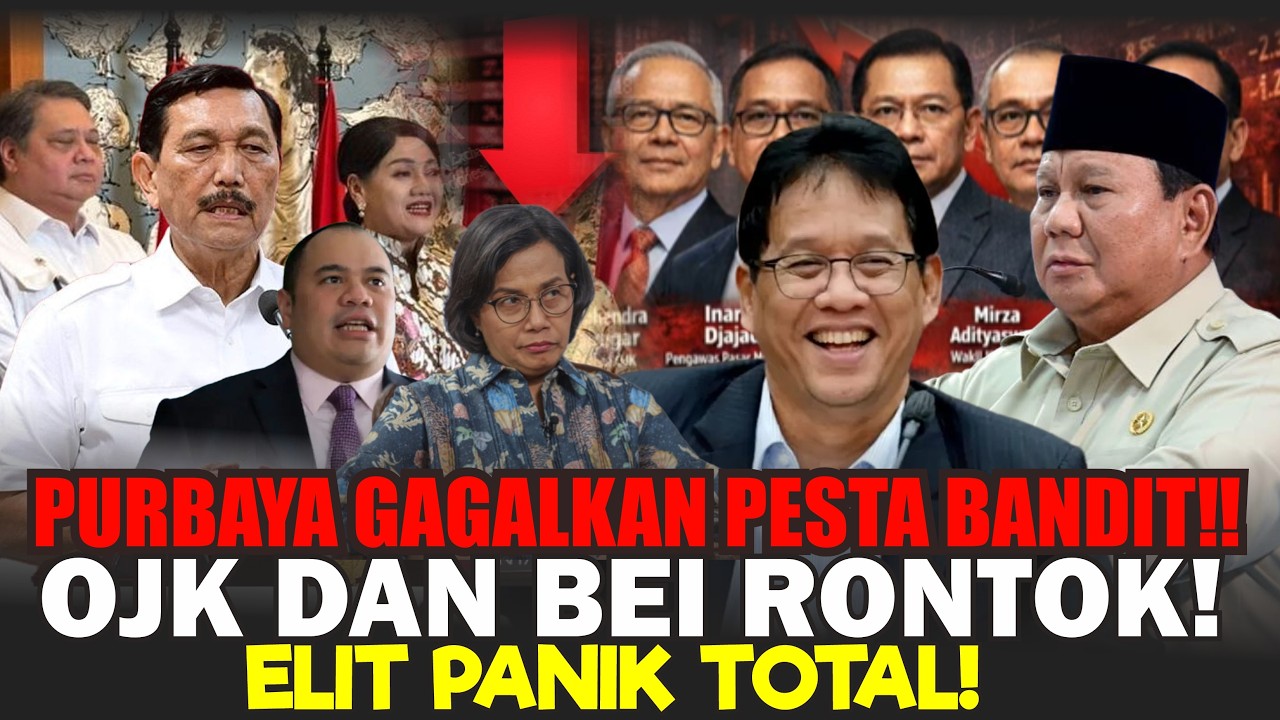 PURBAYA LAWAN ELIT‼️ PETINGGI OJK & BEI RONTOK — PANIK TOTAL, PRABOWO TURUN TANGAN?!