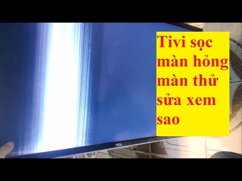 Video Sửa màn hình tivi LCD bị hỏng panel bằng sợi dây đồng - youtube