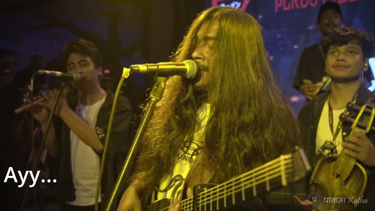 Kuma Sagar and The Khwopa - Bajeko bajang (Live)(Lyrics) at Trisara Lazimpat 