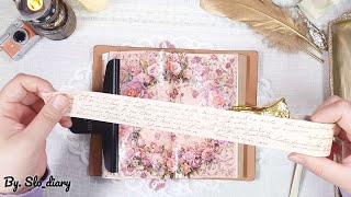 🌹꽃을 입은 여인🌹Flower Lady🌹🫶초보다꾸러🫶의 다꾸 도전기  #papertherapy #scrapbooking #asmr