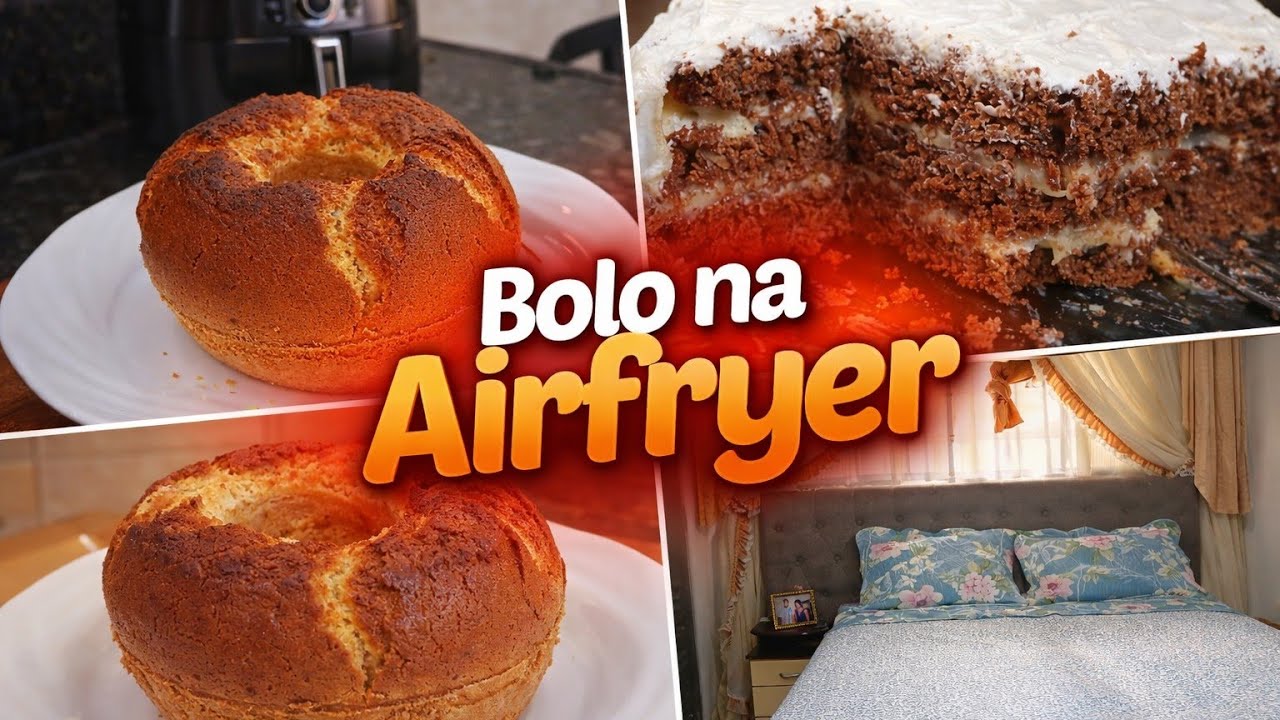 VLOG | ANIVERSÁRIO DA YASMIM, REAL DONA DE CASA, BOLO NA AIRFRYER 